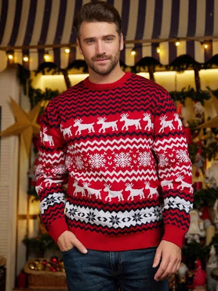Men's handmade Christmas Pullover
